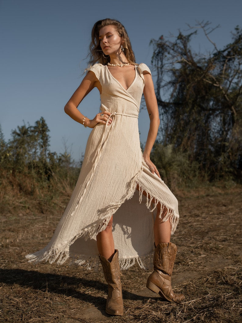 Cielo Dress. Off white