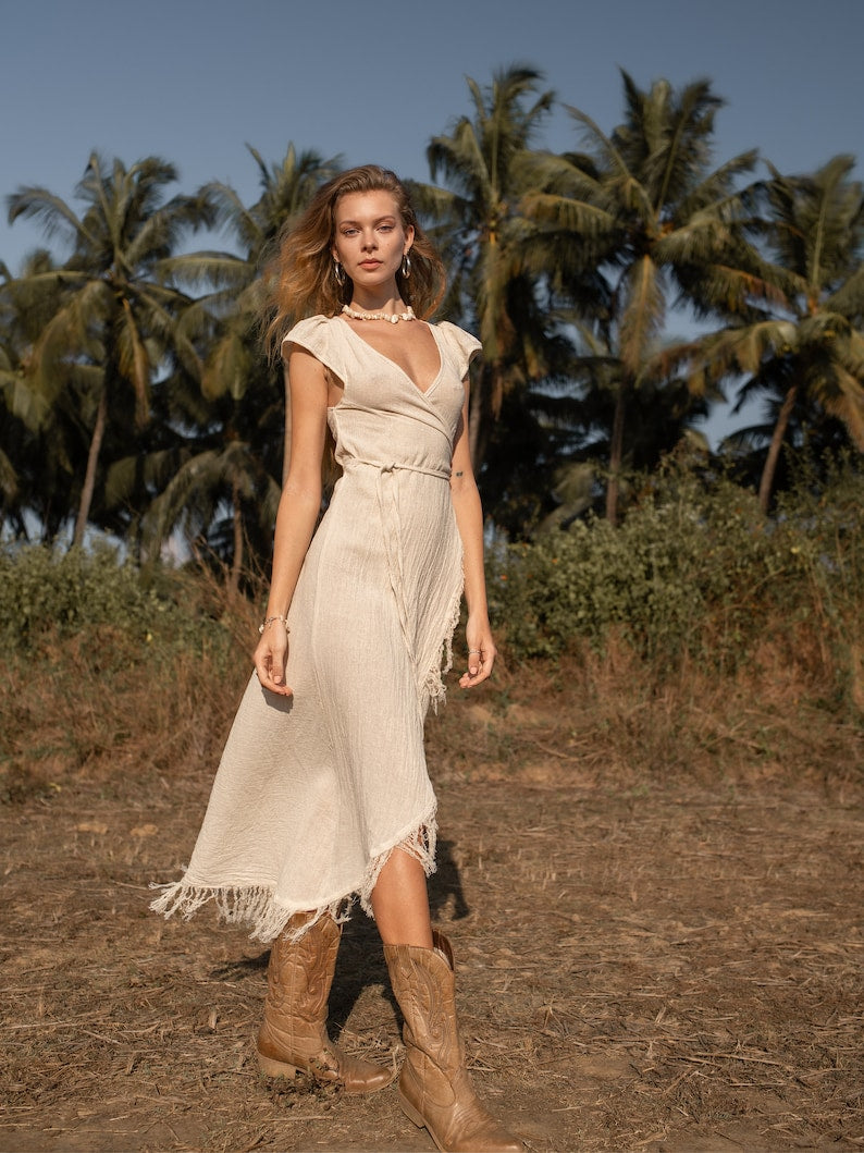 Cielo Dress. Off white