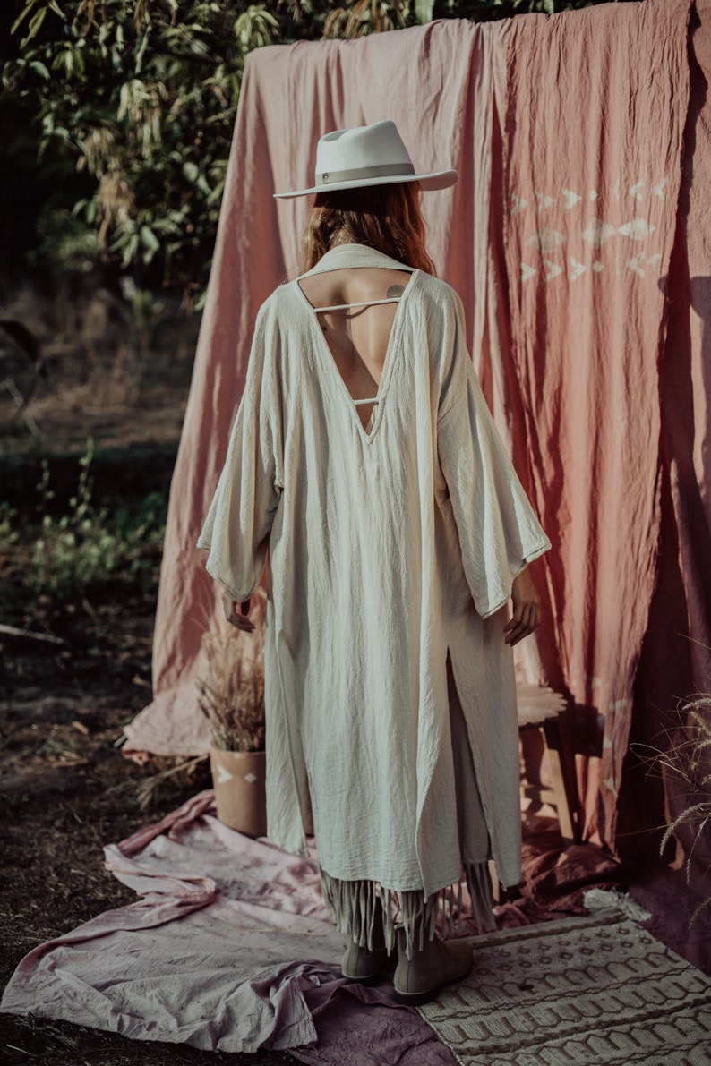 Open Back Kimono