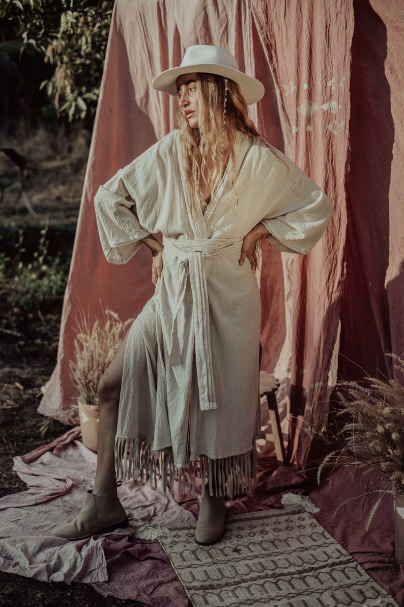 Open Back Kimono