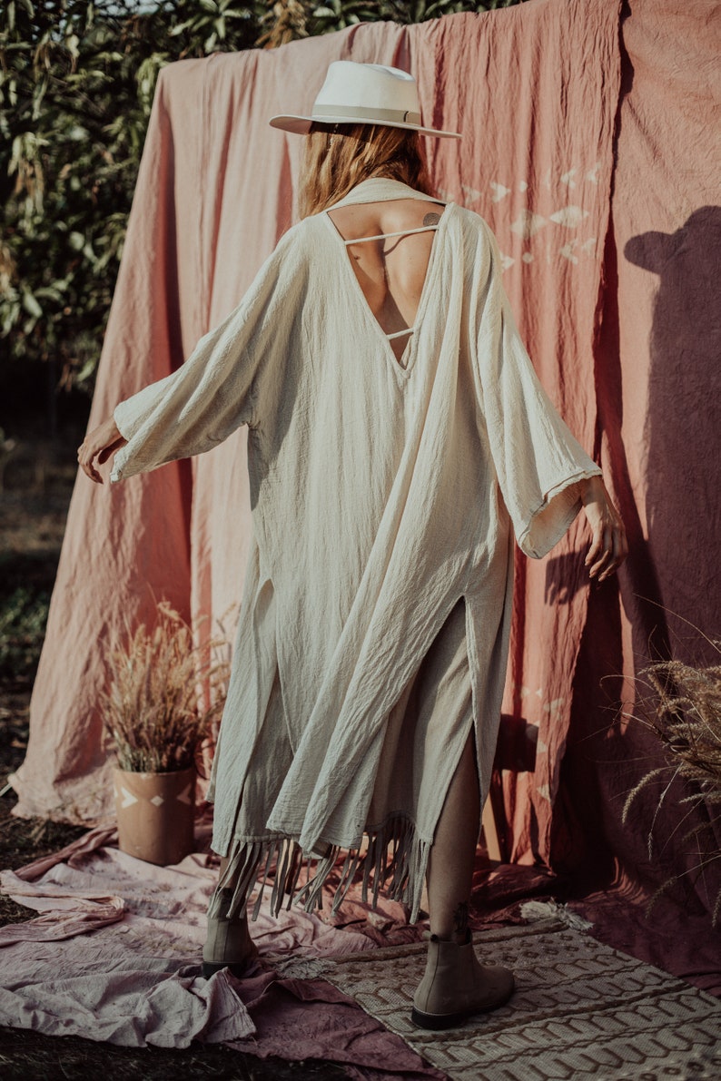 Open Back Kimono