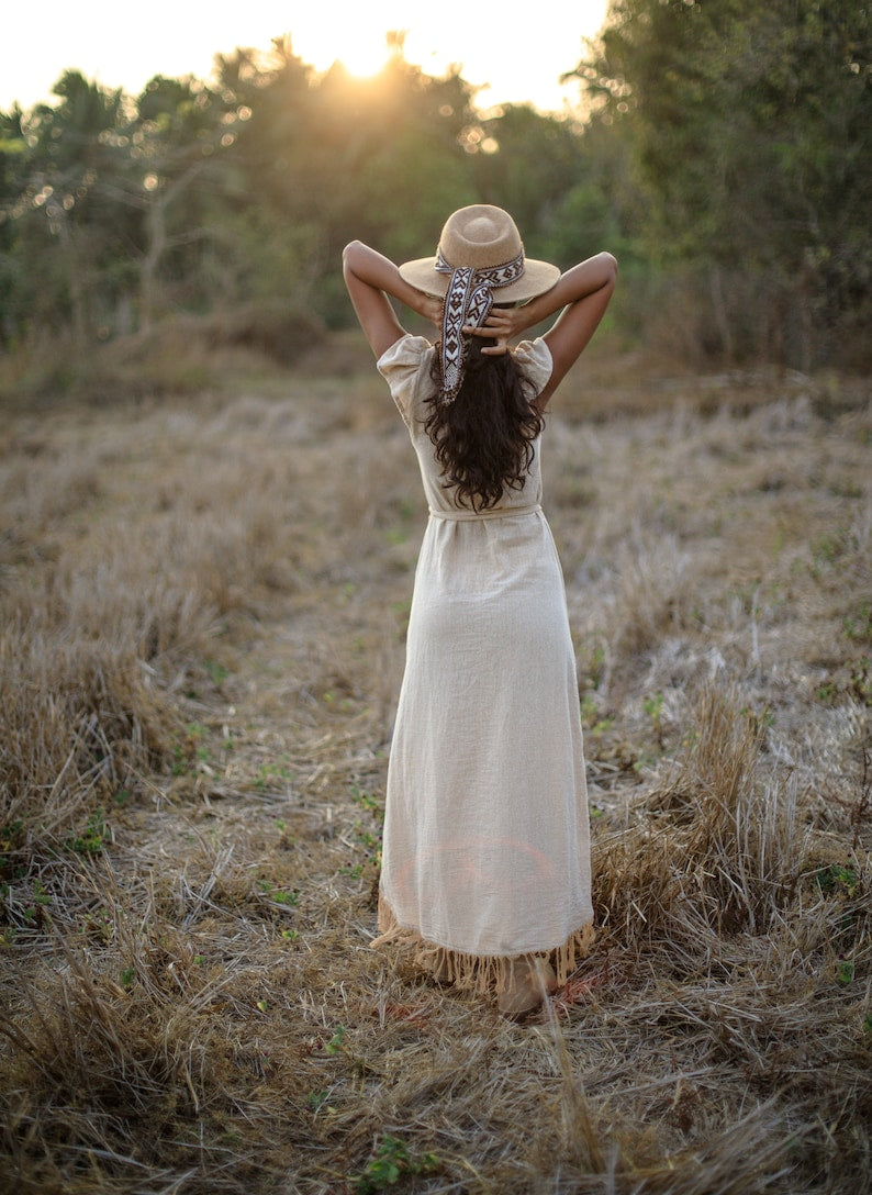 Cielo Dress. Beige