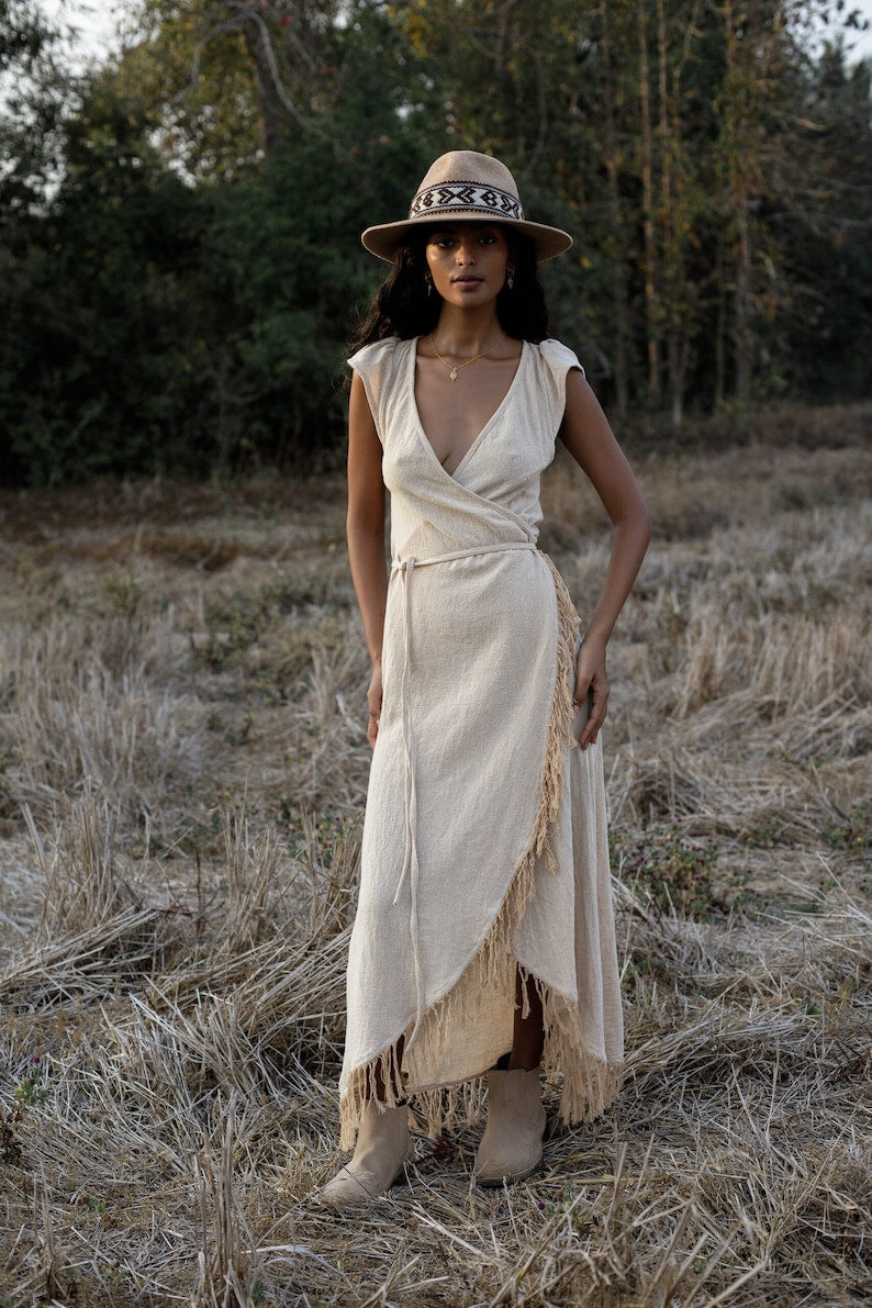 Cielo Dress. Beige